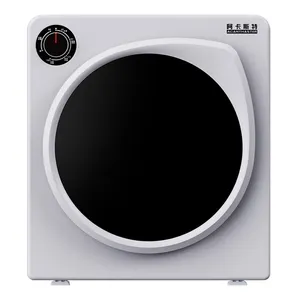 8KG duvara monte çamaşır kurutma makinesi miktar çelik paslanmaz güç zaman bacalı çamaşır kurutma makinesi yüksek kaliteli ev