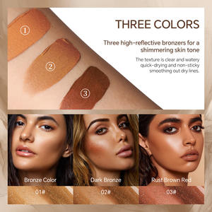 Etiqueta privada, venta al por mayor, maquillaje, contorno líquido, tres fuerzas, esencia autobronceadora, emulsión, gotas de bronceado sin sol facial - Product Image 4