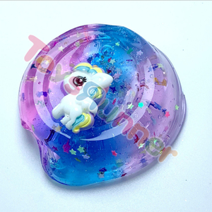 unicorn Accessories Decorations Head Soft Toy Twist <b>Slime</b> Toys for Kids Children Glitter Slice Flakes Crystal Color <b>Slime</b> - Product Image 5