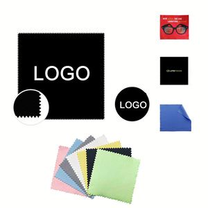 Custom Logo 15*15 <b>Camera</b> Microfiber Cleaning Cloth High Quality Glasses Cleaning Cloth - Product Image 1