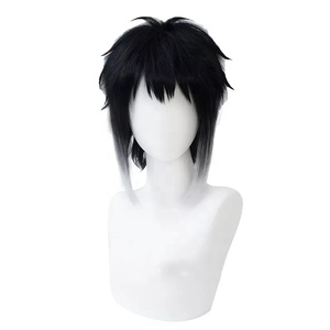 วิกผมคอสเพลย์ริยูโนะสุเกะ อากุตะกาวะ ขายส่ง ขนาด 35 ซม. สีดำขาว อนิเมะบุงโกะ สเตรย์ ด็อกส์ วิกผมสังเคราะห์ทนความร้อน - Product Image 5