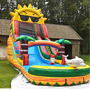 Toboganes Inflables con Diseño de Girasol para Adultos, Tobogán Acuático para Niños, Toboganes Comerciales para Exteriores y Piscinas para la <span class=keywords><strong>Playa</strong></span> - Product Image 1