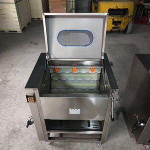 Éplucheuse industrielle commerciale de fruits et légumes pour usines alimentaires, compatible ail, capacité 400 kg/h - Product Image 1