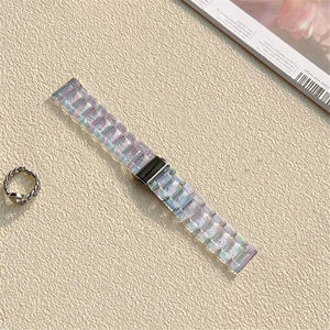 Correa transparente de 20mm y 22mm para reloj Samsung Galaxy 6/5/4 44mm 40mm/Active <span class=keywords><strong>2</strong></span>/Gear S3 Band para pulsera <span class=keywords><strong>Huawei</strong></span> GT3 GT2E GTR <span class=keywords><strong>GTS</strong></span> - Product Image 2