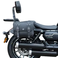 Accessoire de dossier pliable, sacoche latérale, cache-phare, sacoche moto Qianjiang QJ Glory 250-KIT en alliage d'aluminium noir
