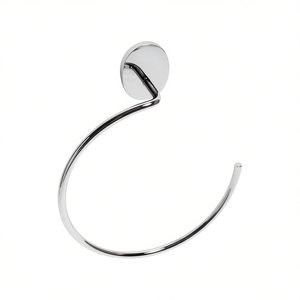 Soporte para toallas cromado 20 x 23,7 x 5,5 cm, accesorio de baño - Product Image 3