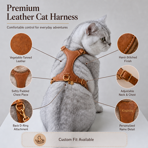 Harnais et <span class=keywords><strong>laisse</strong></span> <span class=keywords><strong>pour</strong></span> <span class=keywords><strong>chat</strong></span> en micro-cuir estampé à chaud personnalisé, 36 couleurs tendance, fabricants de harnais et de laisses <span class=keywords><strong>pour</strong></span> <span class=keywords><strong>chat</strong></span> réglables - Product Image 4