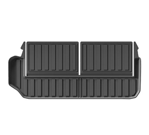 Juego de 3 en 1 de Alfombrillas Impermeables de TPE para <span class=keywords><strong>Land</strong></span> <span class=keywords><strong>Cruiser</strong></span> Prado LC150 2012-2017 (4 Piezas) + Forro de <span class=keywords><strong>Maletero</strong></span> + Protectores de Respaldo de Asiento - Product Image 4