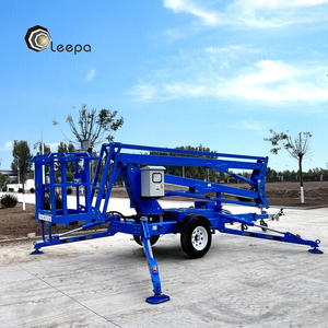 Idraulico 10m elevatore elettrico a braccio di manovella per rimorchio montato su braccio elevatore per camion e piattaforma di lavoro articolata raccoglitrice di ciliegie - Product Image 3