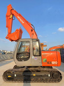 Excavadora de cadenas Hitachi EX120 usada de 10 toneladas, componentes originales de alta calidad, motor, caja de cambios, bomba, precio bajo - Product Image 5