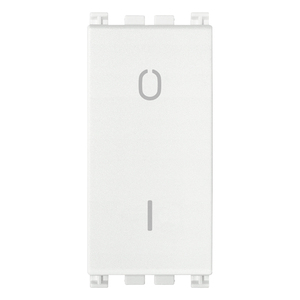 2P 16AX Anti Battery <b>Switch</b> White Wall Mount 4.1x2.8x5.3cm - Product Image 1