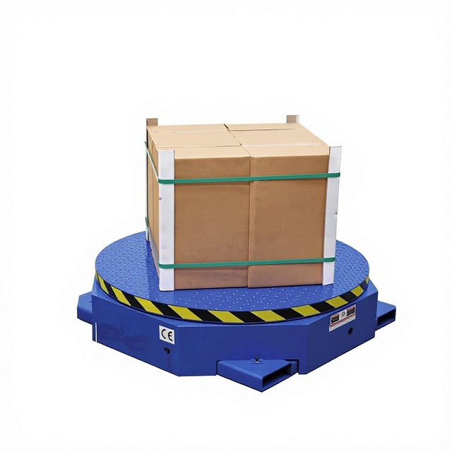 Heavy Duty 4400lbs Motorized Electric Rotating Pallet Turntable in USA, Canada, Singapore, Australia, New Zealand and Europe