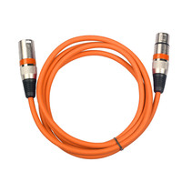 En stock usine 0.5M-30M Microphone coloré XLR 3 broches mâle à femelle câble audio console XLR câble audio
