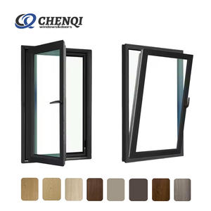 Fenêtres à battants à double vitrage CQ, structure thermique multi-chambres, fenêtre à battants en aluminium, économie d'énergie, fenêtres oscillo-battantes - Product Image 2