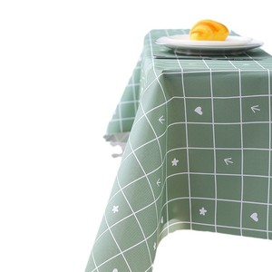 Nordic Style Deer Print <b>Tablecloth</b> <b>Rectangle</b> Waterproof Heat Resistant Oil Proof PEVA Decorative Table Cover for Home Dining - Product Image 5