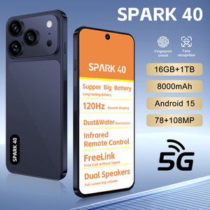 SPARK 40 Versione Globale Smartphone 5G <span class=keywords><strong>7</strong></span>.3" 8000mAh 78MP+108MP Sblocco con Face ID Telefono Sbloccato - Product Image 6