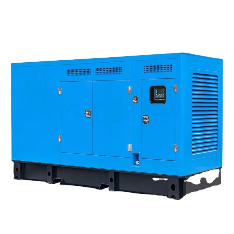 VLAIS set generator diesel diam tiga fase, set generator diesel dengan mesin Vlais berpendingin air tahan lama 128kW/160kVA 220V/380V/50Hz