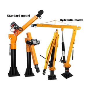 Đứng miễn phí Mini hoist điện gấp Pickup xe tải với slewing JIB Crane 1 tấn & 2 Tấn Công suất giao hàng nâng lên jibs - Product Image 1