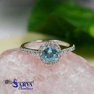 Nouvelle bague ronde personnalisée à succès, en argent sterling 925, bijoux fins, bagues personnalisées, fabricant de bijoux, Jaipur - Product Image 1