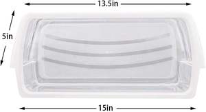 W10321304 Étagère de <span class=keywords><strong>porte</strong></span> de réfrigérateur avec bande blanche sur le dessus Réfrigérateurs <span class=keywords><strong>Whirlpool</strong></span> WPW10321304 AP6019471 2179575 2179607 - Product Image 2