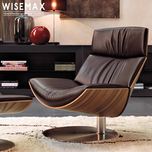 WISEMAX FURNITURE Canapé individuel italien, fauteuil de salon moderne en cuir décontracté, <span class=keywords><strong>chaise</strong></span> longue inclinable pour salon, balcon, villa - Product Image 6