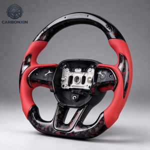 Volant personnalisé en fibre de carbone avec LED pour Dodge Charger Challenger Durango Demon SRT Journey RT TRX SXT Hellcat Scat Pack - Product Image 4