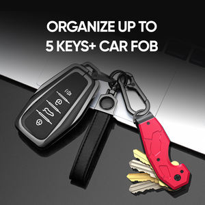Offre Spéciale pour porte-clés organisateur <span class=keywords><strong>à</strong></span> la mode Portable pliant en aluminium voiture porte-clés multi-équipement EDC outil <span class=keywords><strong>Camping</strong></span> - Product Image 3