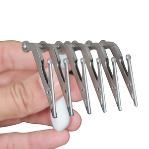 <span class=keywords><strong>Ceramista</strong></span> esagonale morsetti a sei denti per vetri, lotto di porcellana ausiliari strumento di laboratorio tecnico odontotecnico - Product Image 1