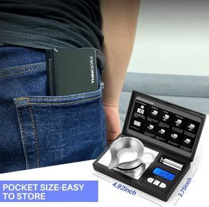 Точные 200 г 0,01 г, цифровые карманные стальные весы, ЖК-дисплей OEM/ODM, поддерживаемый для взвешивания трав, пищевые украшения, унции/зерна - Product Image 3