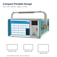 Ensemble de test de protection de relais ZCL T1200, six phases, 6x30A, 180A, écran tactile 10,4 pouces, testeur de relais à injection secondaire, classe CE 0,2%