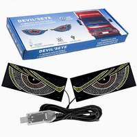 Écran LED sans fil pour voiture, affichage tricolore, écran LED pour vitre arrière de voiture - Evil Eye