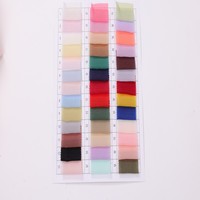 Vente Chaude Direct Usine Tissu Polyester Effet Soie Infroissable pour Robes, Blouses, Vêtements et Confection