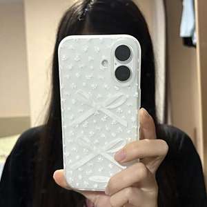 เคสรูปโบว์หัวใจสีชมพูน่ารักสำหรับ iPhone 17 16 15 14 13 12 PRO MAX 13 12MINI XR <span class=keywords><strong>7plus</strong></span> SE <span class=keywords><strong>2022</strong></span>เคสใสกันกระแทก - Product Image 4