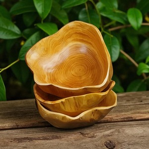 Bol à salade en bois de qualité export, fait main, pour la présentation sur la table à manger, disponible au prix de gros - Product Image 2