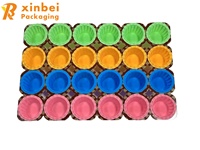Vente chaude 24pcs Muffin Cup Tray Standard Papier Cuisson Tasses Cupcake Doublures Muffin Cuisson SPECS POUR PRÊT À UTILISER MUFFIN CASES