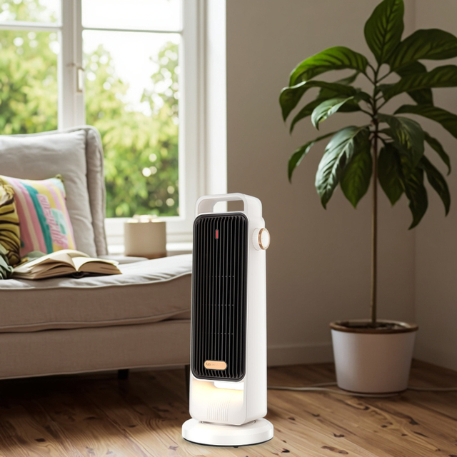 Portable PTC Heater 2000W Overheat Protection Tip-Over Safety Deodorization Ventilation 249 ft Coverage for Household