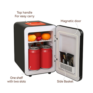 Portable 4 Liter 12v Dc Small Refrigerator <strong>Mini</strong> Cooler Ice Cream Chocolate Beauty Fridge for Room Table - Product Image 5