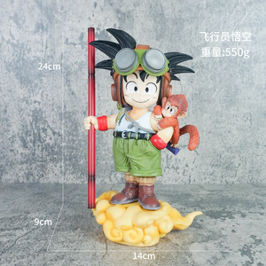 Statuetta in PVC <span class=keywords><strong>di</strong></span> Son <span class=keywords><strong>Goku</strong></span> in Tuta Volante, Action Figure Anime Giapponese Dragon Ball, Decorazione per Cruscotto, Regalo per Bambini - Product Image 6