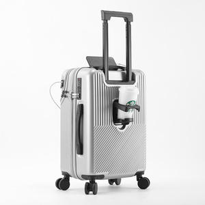 <span class=keywords><strong>Valise</strong></span> à roulettes extensible rigide de 20, 22, 24, 26 pouces avec compartiment avant, <span class=keywords><strong>valise</strong></span> légère pour <span class=keywords><strong>avion</strong></span> - Product Image 4