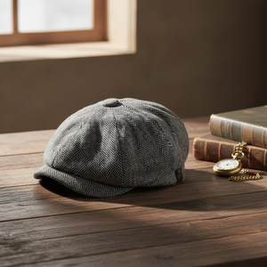BESTELLA Casquette Gavroche Vintage pour Homme, Casquette Ivy à Bande, Béret Tendance pour Affaires, Casquette <span class=keywords><strong>Peaky</strong></span> <span class=keywords><strong>Blinders</strong></span>, Casquette Gavroche Unisexe pour Hommes et Femmes - Product Image 5