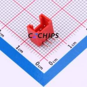 WAFER-HY2.0-3PWZ-R62 Wire-to-Board Pin Header Bent Lead Through Hole,P=2mm Connector 1x3P 2mm Right Angle Insert HY - Product Image 1