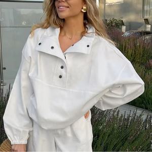 Novedades, Chándal Deportivo Informal de Alta Calidad con Logotipo Personalizado para Mujer, Estilo Deportivo Diario, Traje Deportivo de Lino y Algodón para Mujer - Product Image 3