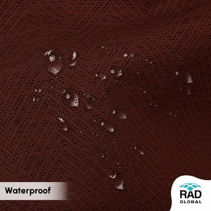 Rideaux d'extérieur imperméables de qualité supérieure en bordeaux riche avec un design élégant pour des espaces extérieurs sophistiqués - Product Image 5