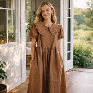 Fornitore di Alta Qualità di Abiti Casual, Abiti Estivi Casual <span class=keywords><strong>in</strong></span> <span class=keywords><strong>Lino</strong></span> su Misura, Abiti per Ragazze e <span class=keywords><strong>Abbigliamento</strong></span> Femminile - Product Image 4