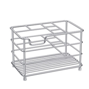 Soporte de cepillo de dientes de hierro hecho a medida estante de baño familiar - Product Image 3