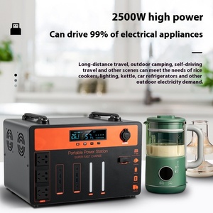 Estación de Energía Portátil al por Mayor de 300W a 2500W, Gran Capacidad LiFePO4, Estilo Camping, Carga Bidireccional para Automóvil - Product Image 3