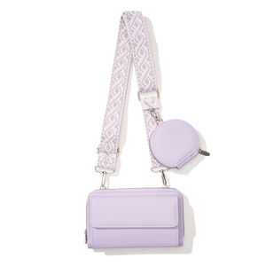 <strong>Bags</strong> for Women Single Shoulder Crossbody <strong>Bag</strong> <strong>Fashionable</strong> PU <strong>Mobile</strong> Phone Mother-Child Carrier Wide Strap Multi-functional - Product Image 1