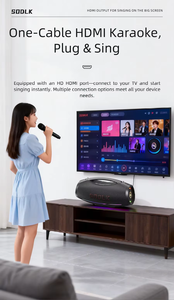 NUEVO Altavoz Portátil SODLK S1615 PRO 500W 2026 para Fiestas al Aire Libre con Subwoofer Profundo y Micrófono Integrado USB/AUX/MIC para Reuniones Familiares - Product Image 2