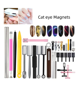 Aimant pour ongles 3D effet œil de chat, bâtonnet magnétique multifonctionnel pour gel UV, outil de dessin et de conception pour manucure en salon, accessoires DIY pour nail art - Product Image 1