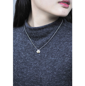 Collane <span class=keywords><strong>con</strong></span> Ciondoli in Argento Sterling 925 <span class=keywords><strong>con</strong></span> Quadrifoglio e Perla per Donna Gioielli di Tendenza - Product Image 5